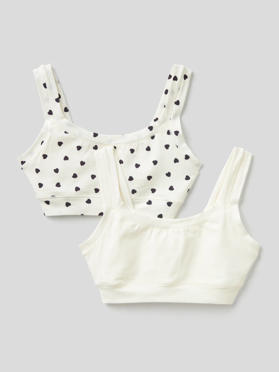 Two bras in super stretch organic cotton image number 1