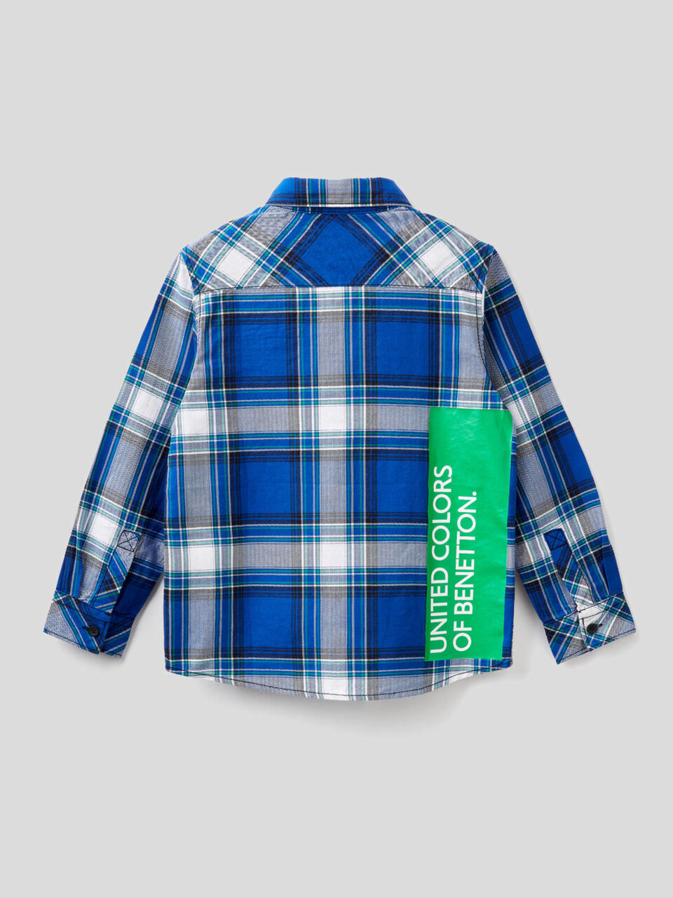Check shirt in 100% cotton image number 2