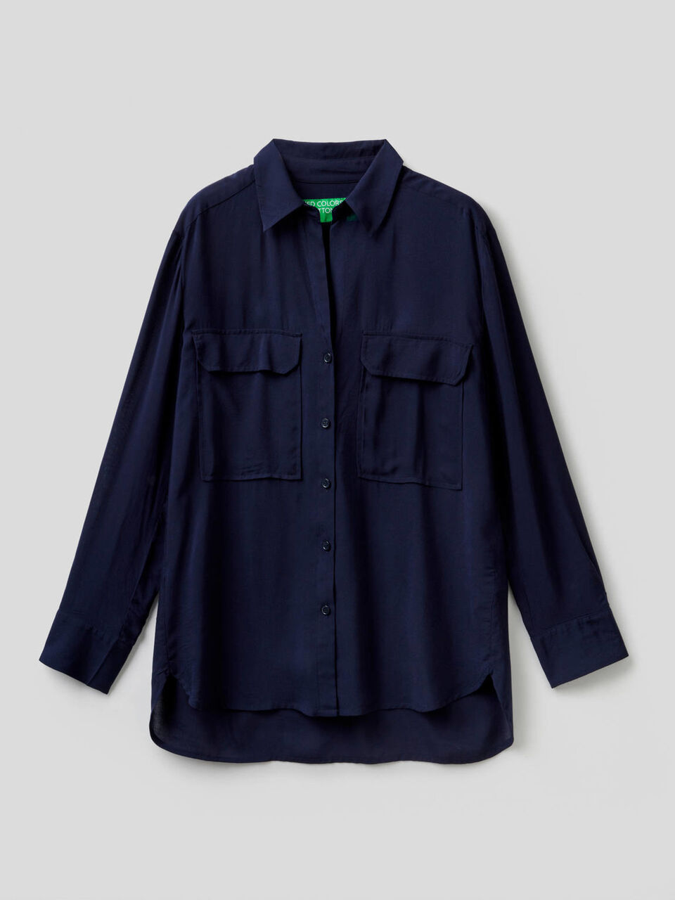 Flowy viscose shirt image number 1
