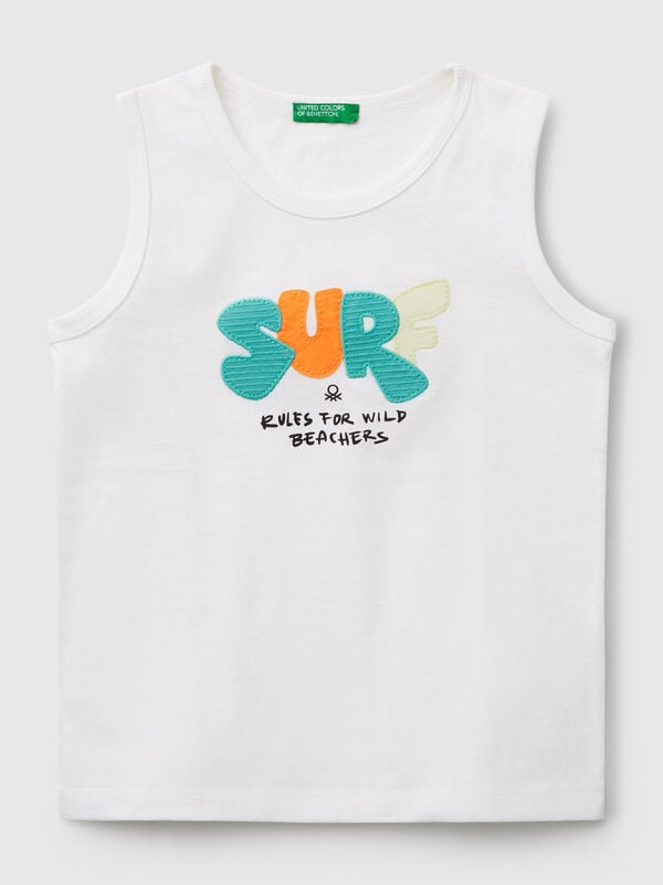 Printed tank top Junior Boy