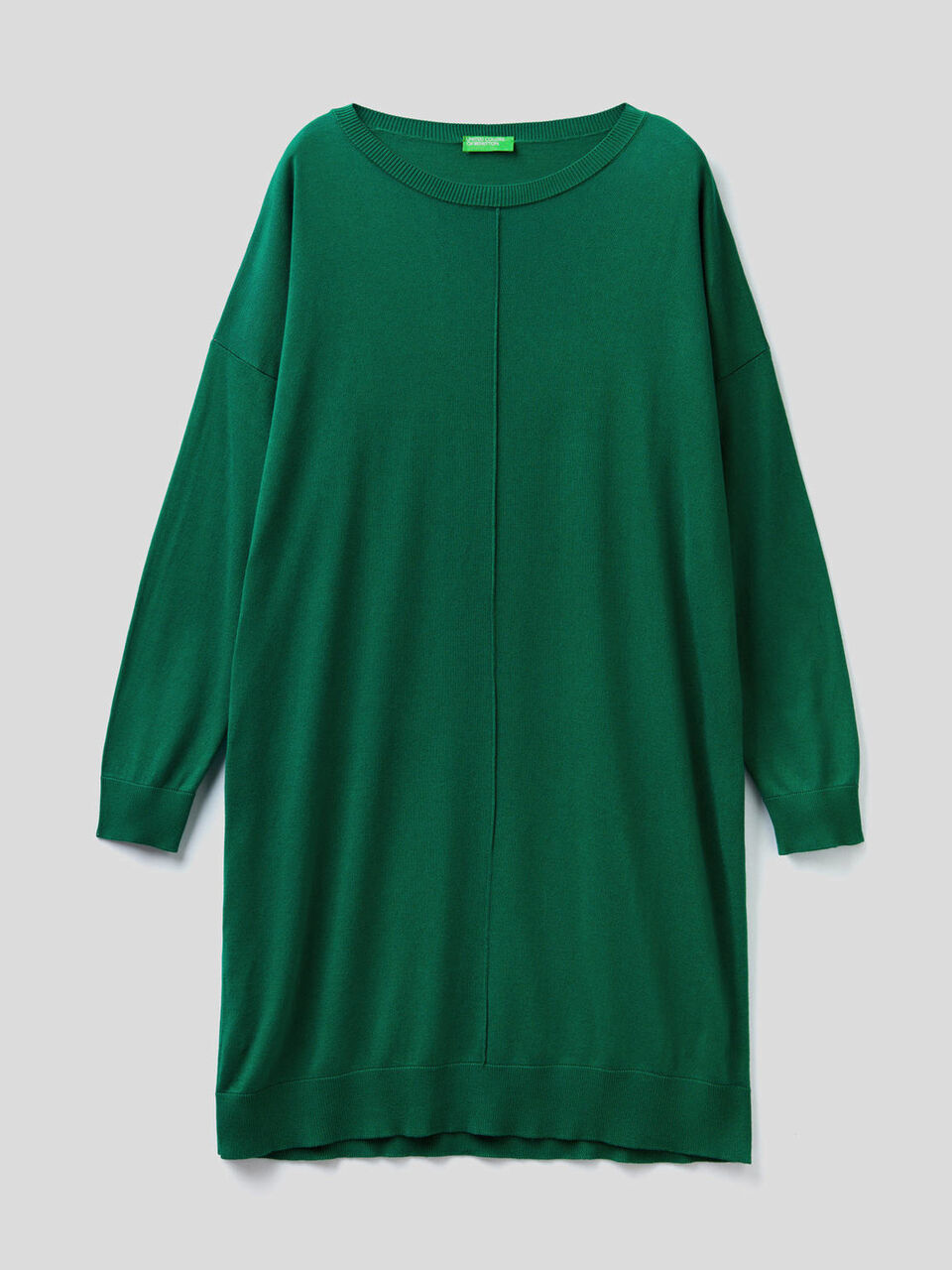 Long sleeve knit dress image number 1