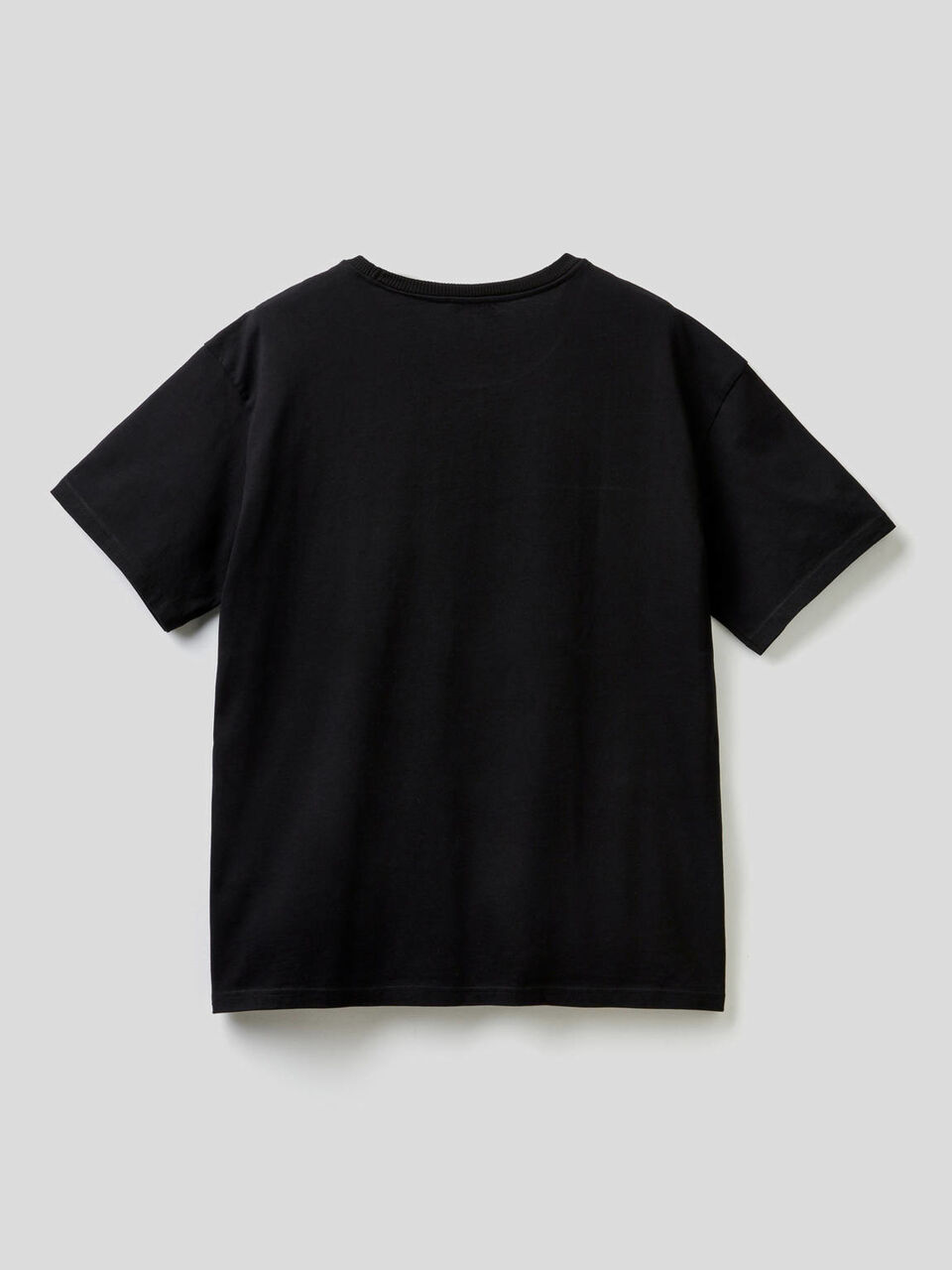 100% cotton t-shirt with clashing band image number 2