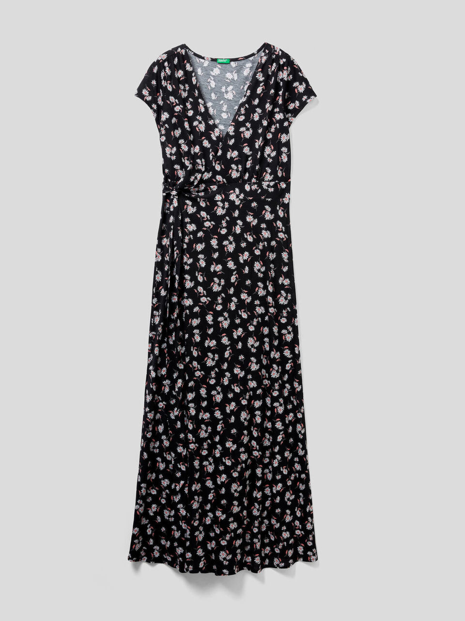 Floral pattern long dress image number 1