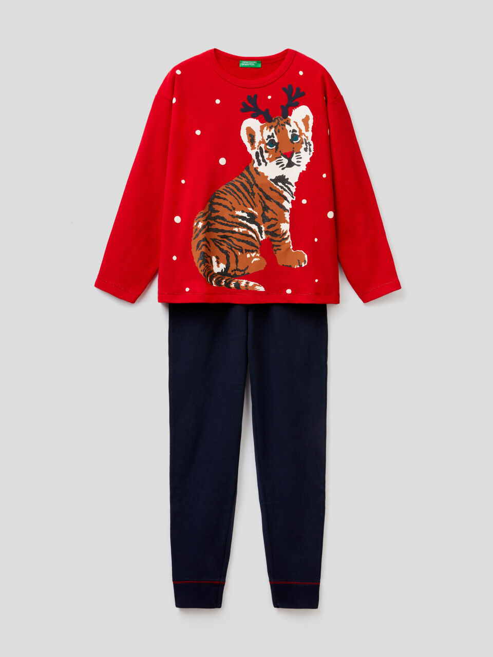 Pyjamas with tiger print image number 1