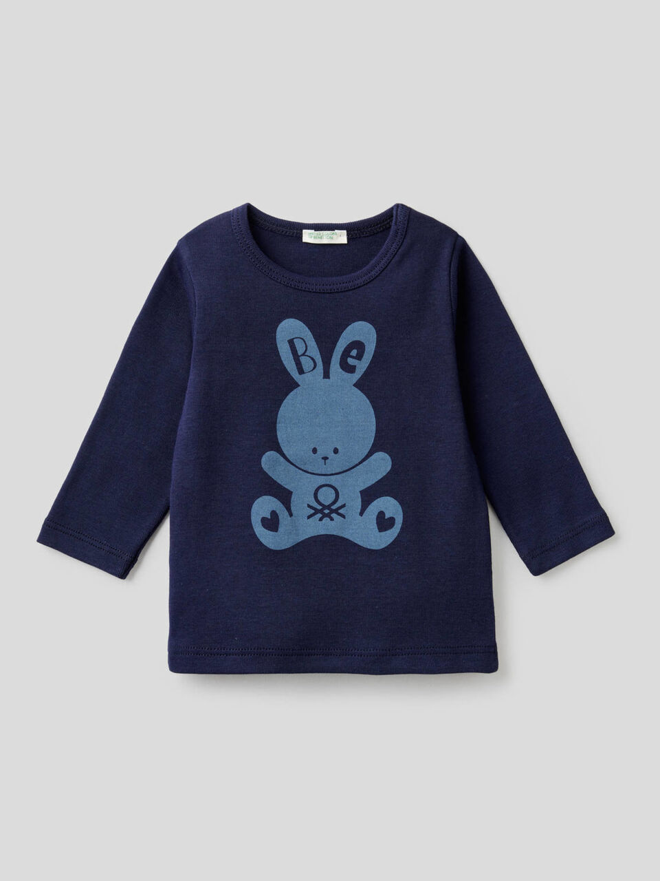 Long sleeve 100% organic cotton t-shirt image number 1