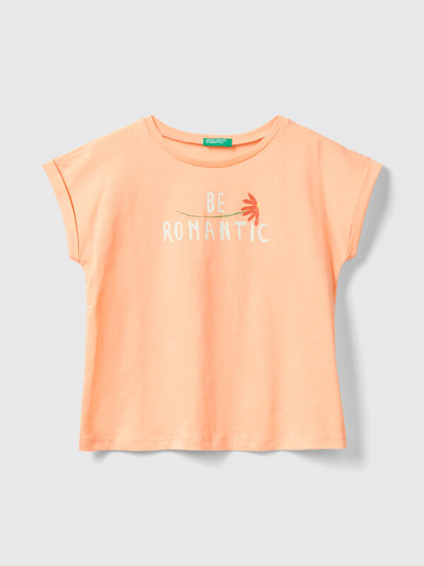 Regular fit t-shirt in organic cotton Junior Girl