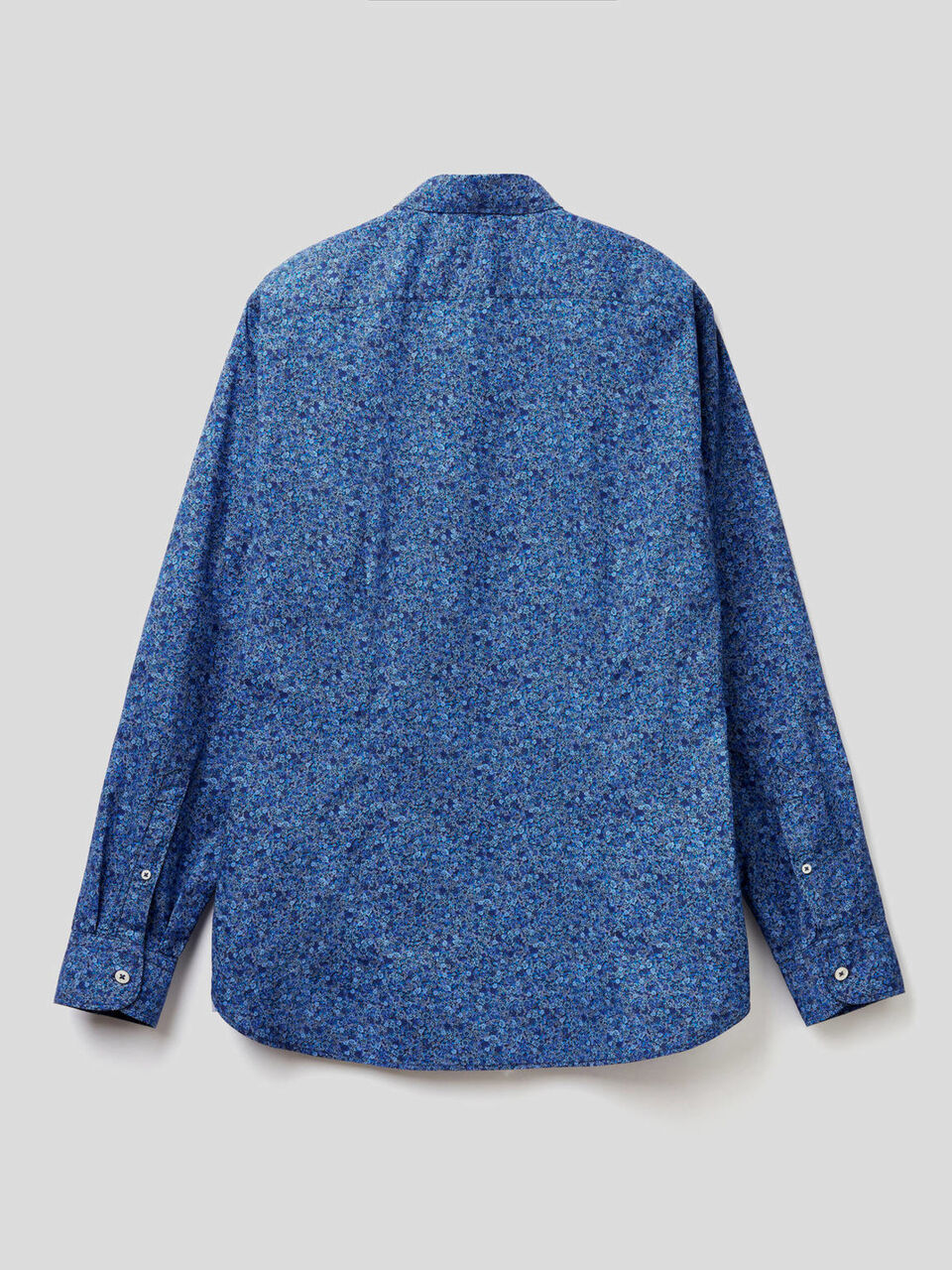 Patterned print slim fit shirt image number 2