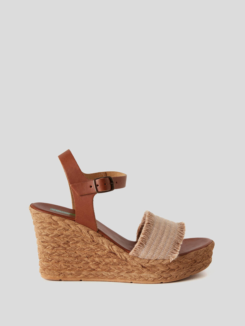 Sandals with rope look wedge image number 1