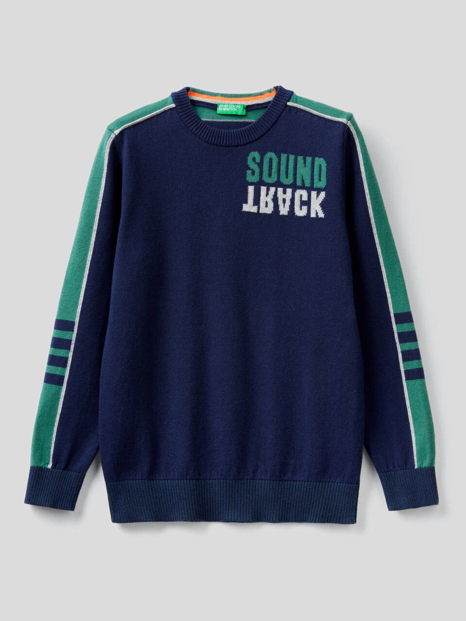 Sweater with inlay details image number 1