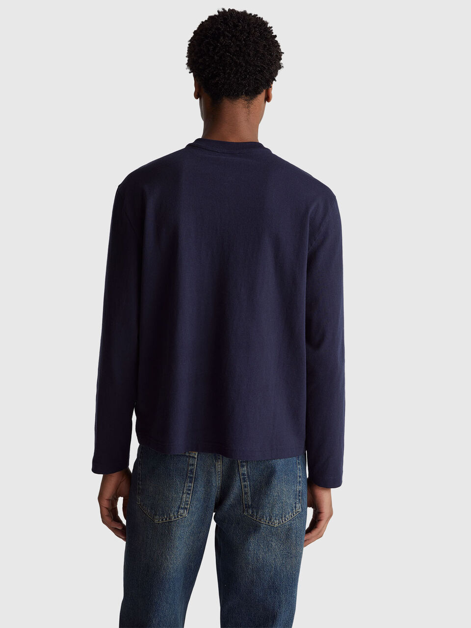 ROUND NECK SWEATL/S Men image number null