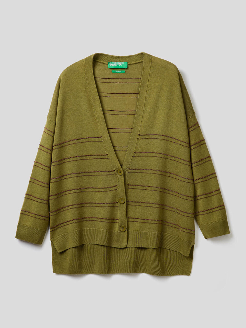Silk blend cardigan image number 1