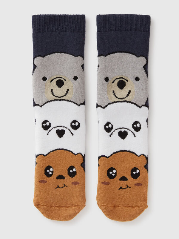 Non-slip animal socks Junior Boy